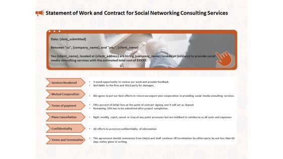 Social Media Consultancy Statement Of Work And Contract For Social Networking Consulting Services Rules PDF Social Media Consultancy Statement Of Work And Contract For Social Networking Consulting Services Rules PDF