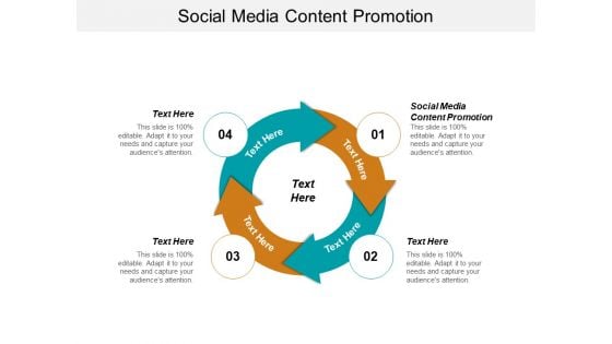 Social Media Content Promotion Ppt PowerPoint Presentation Inspiration Vector Cpb