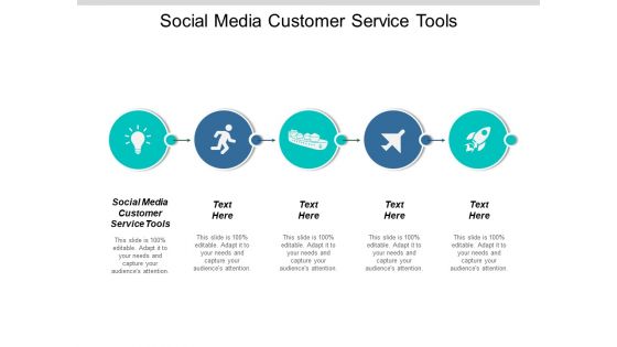 Social Media Customer Service Tools Ppt PowerPoint Presentation Slides Cpb