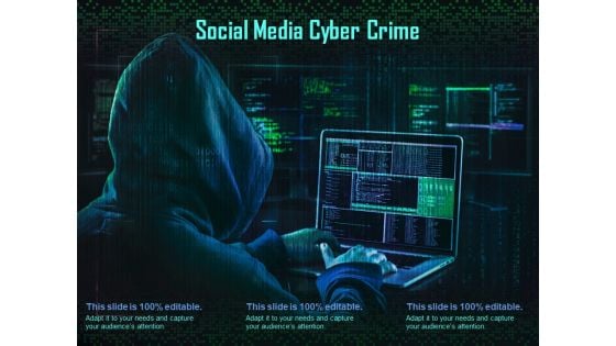 Social Media Cyber Crime Ppt PowerPoint Presentation Ideas File Formats