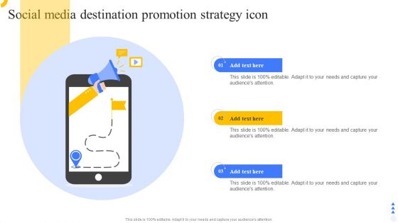 Social Media Destination Promotion Strategy Icon Guidelines PDF