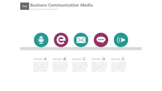 Social Media Digital Marketing Channels Powerpoint Slides
