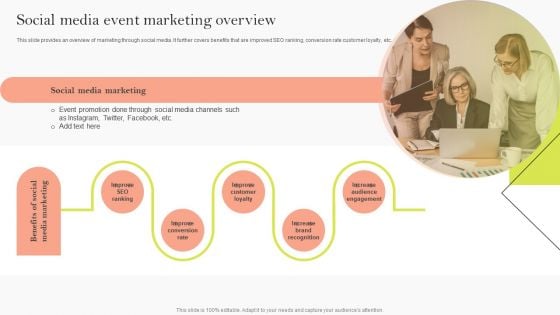 Social Media Event Marketing Overview Ppt Infographic Template Show PDF Social Media Event Marketing Overview Ppt Infographic Template Show PDF