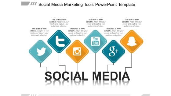 Social Media Free PowerPoint Diagram