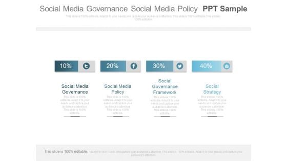 Social Media Governance Social Media Policy Ppt Sample