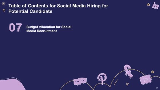 Social Media Hiring For Potential Candidate Ppt PowerPoint Presentation Complete Deck With Slides Slide30