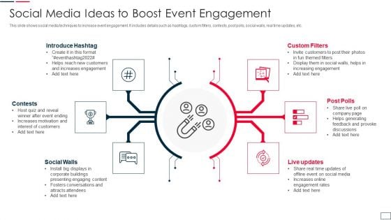 Social Media Ideas To Boost Event Engagement Background PDF Social Media Ideas To Boost Event Engagement Background PDF