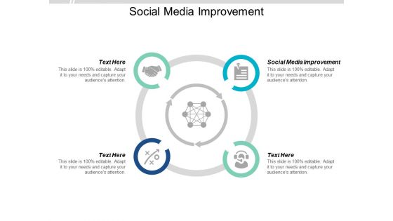 Social Media Improvement Ppt PowerPoint Presentation Gallery Objects Cpb