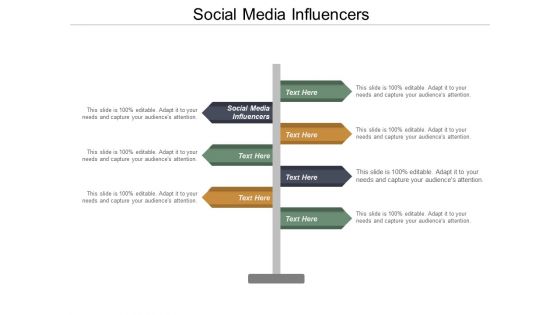 Social Media Influencers Ppt PowerPoint Presentation Show Model Cpb