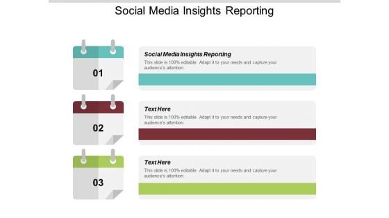 Social Media Insights Reporting Ppt PowerPoint Presentation Portfolio Themes Cpb