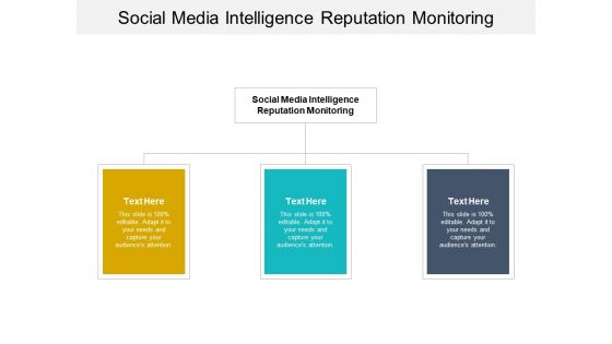 Social Media Intelligence Reputation Monitoring Ppt PowerPoint Presentation Slides Portrait Cpb Pdf