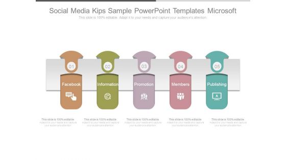 Social Media Kips Sample Powerpoint Templates Microsoft