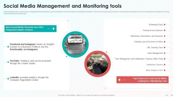 Social Media Management And Monitoring Tools Background PDF Social Media Management And Monitoring Tools Background PDF