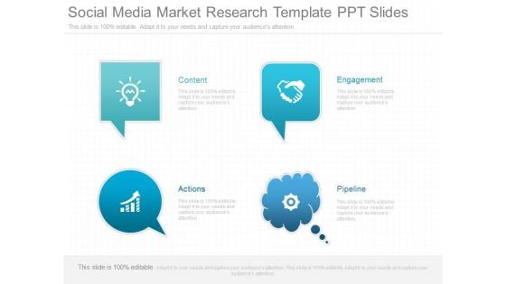 Social Media Market Research Template Ppt Slides