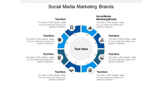Social Media Marketing Brands Ppt PowerPoint Presentation Show Deck Cpb