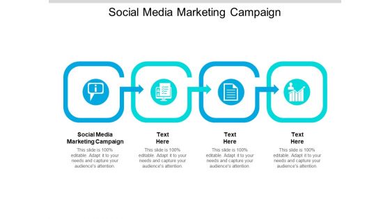 Social Media Marketing Campaign Ppt PowerPoint Presentation Infographic Template Ideas Cpb