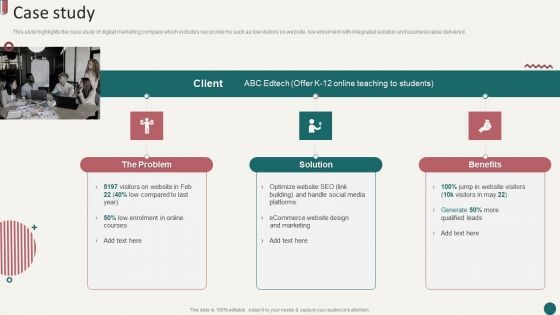 Social Media Marketing Company Profile Case Study Ppt Infographic Template Show PDF Social Media Marketing Company Profile Case Study Ppt Infographic Template Show PDF