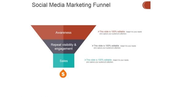 Social Media Marketing Funnel Ppt PowerPoint Presentation Ideas Graphics Download