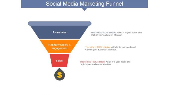 Social Media Marketing Funnel Ppt PowerPoint Presentation Portfolio Good