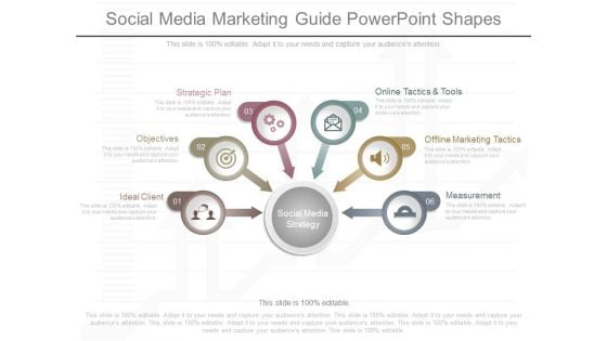 Social Media Marketing Guide Powerpoint Shapes