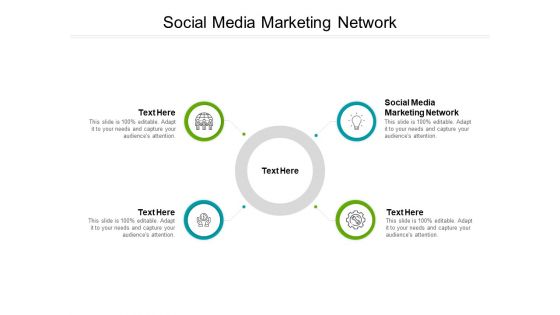 Social Media Marketing Network Ppt PowerPoint Presentation Outline Visual Aids Cpb Pdf