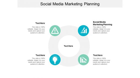 Social Media Marketing Planning Ppt PowerPoint Presentation Icon Diagrams Cpb