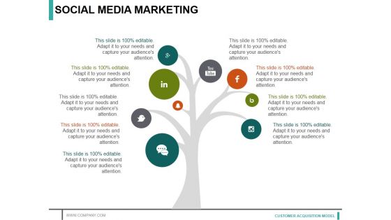 Social Media Marketing Ppt PowerPoint Presentation Model Slides