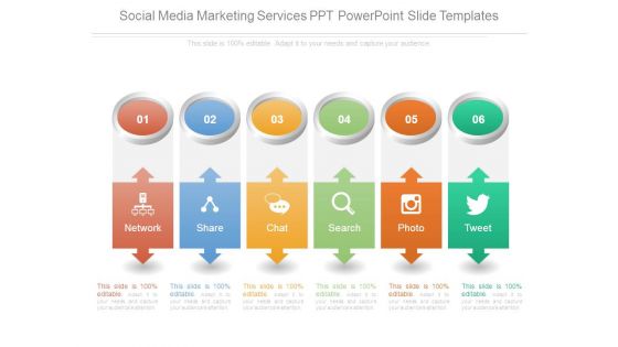 Social Media Marketing Services Ppt Powerpoint Slide Templates