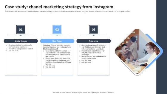 Social Media Marketing Strategies To Generate Lead Case Study Chanel Marketing Strategy From Instagram Diagrams PDF