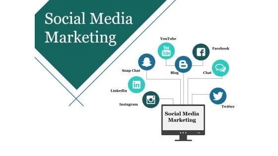 Social Media Marketing Template 1 Ppt PowerPoint Presentation Diagram Lists