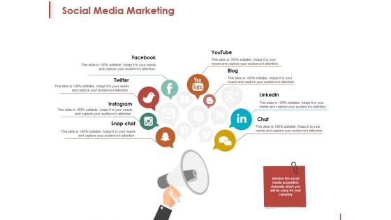 Social Media Marketing Template 1 Ppt PowerPoint Presentation Summary Graphics Template