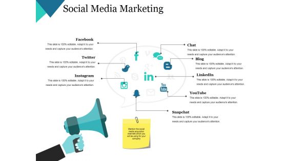 Social Media Marketing Template 2 Ppt PowerPoint Presentation Portfolio Vector