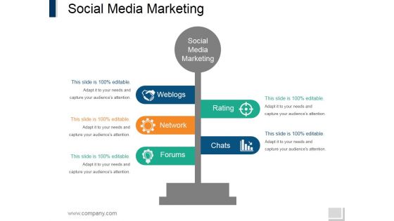 Social Media Marketing Template 2 Ppt PowerPoint Presentation Professional Outline