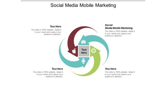 Social Media Mobile Marketing Ppt PowerPoint Presentation Professional Slide Portrait Cpb