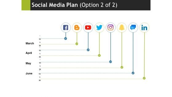 Social Media Plan Template 2 Ppt PowerPoint Presentation Infographic Template Icons