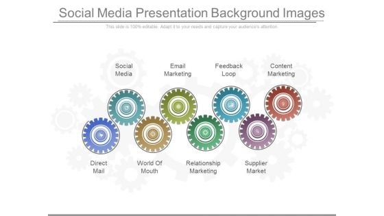 Social Media Presentation Background Images