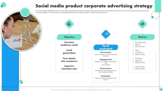 Social Media Product Corporate Advertising Strategy Download PDF