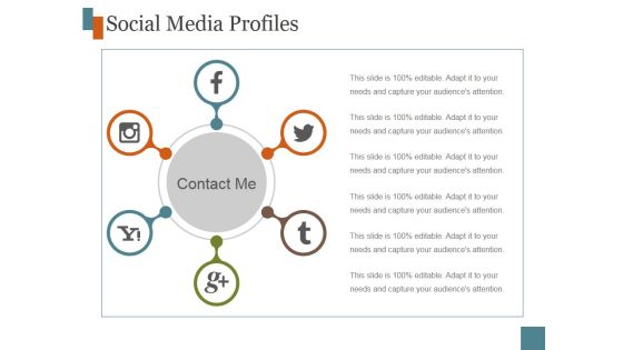 Social Media Profiles Ppt PowerPoint Presentation Design Ideas Social Media Profiles Ppt PowerPoint Presentation Design Ideas