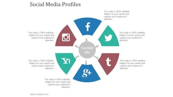 Social Media Profiles Ppt PowerPoint Presentation Graphics Social Media Profiles Ppt PowerPoint Presentation Graphics