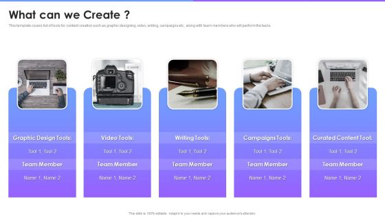 Social Media Promotion Pitch Deck What Can We Create Diagrams PDF Social Media Promotion Pitch Deck What Can We Create Diagrams PDF