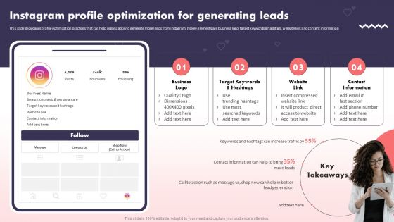 Social Media Promotional Technique Instagram Profile Optimization For Generating Leads Microsoft PDF Social Media Promotional Technique Instagram Profile Optimization For Generating Leads Microsoft PDF