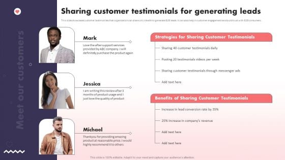Social Media Promotional Technique Sharing Customer Testimonials For Generating Microsoft PDF Social Media Promotional Technique Sharing Customer Testimonials For Generating Microsoft PDF