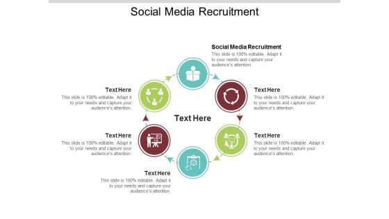 Social Media Recruitment Ppt PowerPoint Presentation Icon Aids Cpb