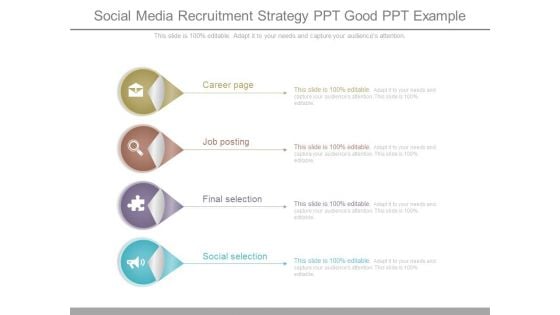 Social Media Recruitment Strategy Ppt Good Ppt Example