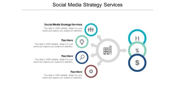 Social Media Strategy Services Ppt PowerPoint Presentation Summary Slide Portrait Cpb