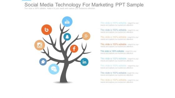 Social Media Technology For Marketing Ppt Sample Social Media Technology For Marketing Ppt Sample