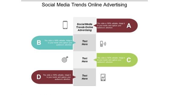 Social Media Trends Online Advertising Ppt PowerPoint Presentation File Graphics Tutorials Cpb
