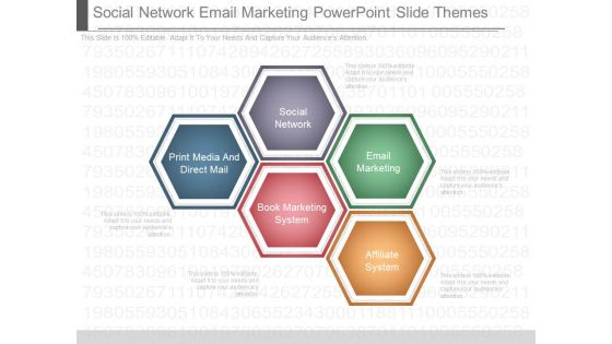 Social Network Email Marketing Powerpoint Slide Themes