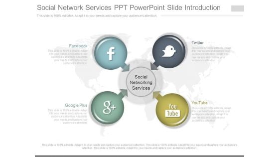 Social Network Services Ppt Powerpoint Slide Introduction