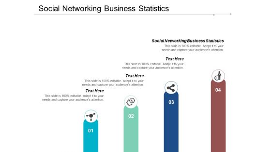 Social Networking Business Statistics Ppt PowerPoint Presentation Model Cpb